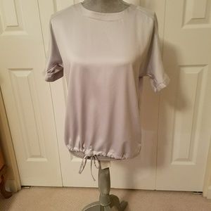 NWOT Light gray loose fit blouse